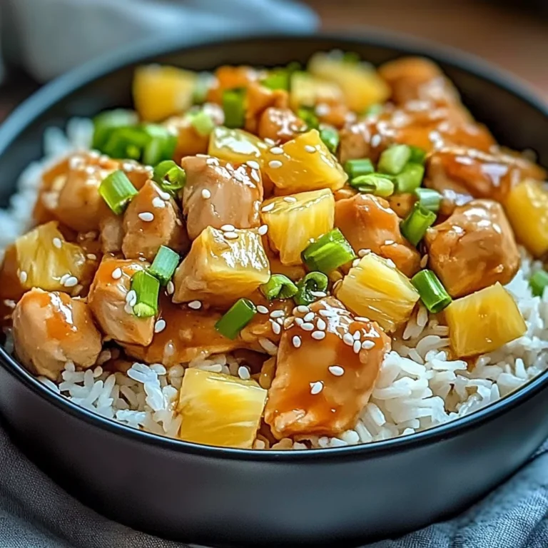 Irresistible Pineapple Chicken and Rice