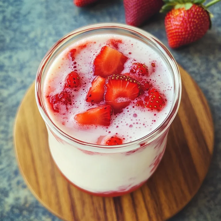 Korean Strawberry Milk