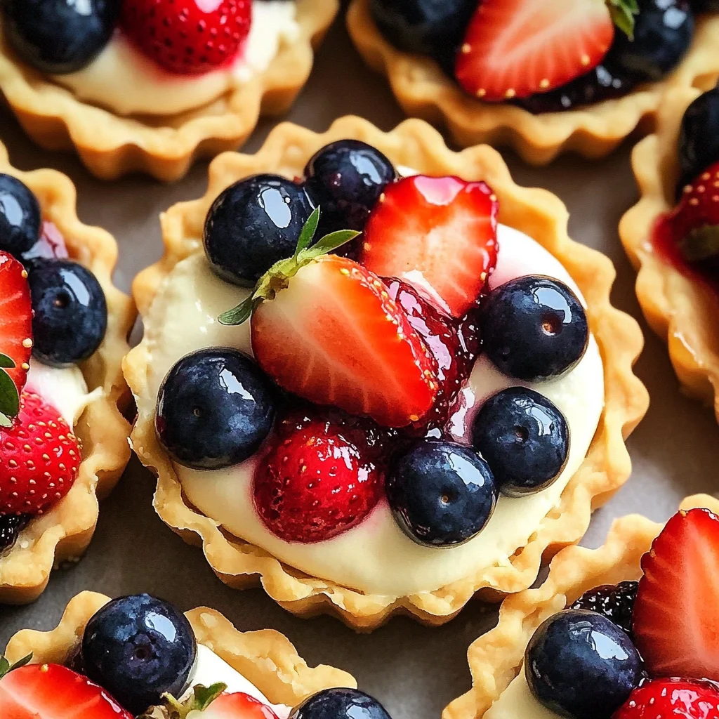 Mini Fruit Tarts With Pastry Cream