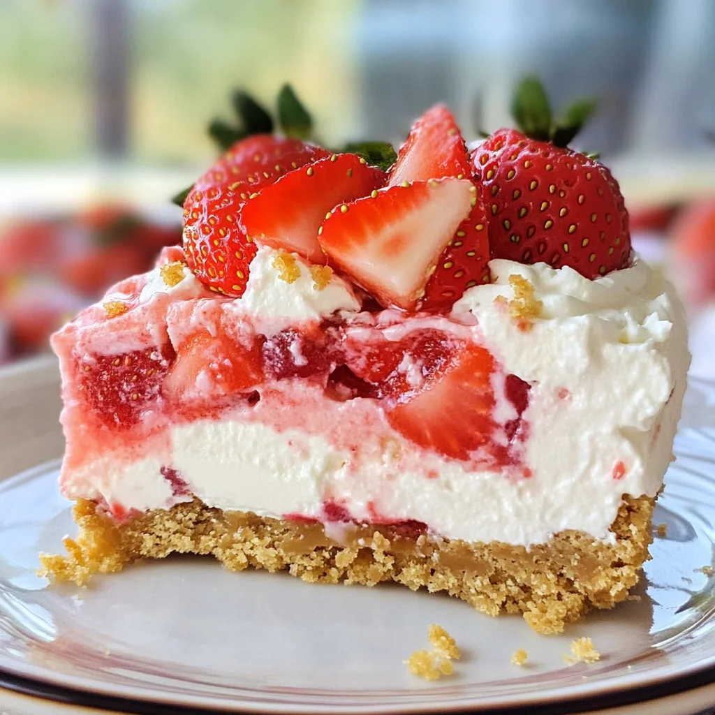 No-Bake Strawberry Delight