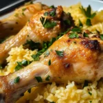 Oven Baked Chicken and Rice Recipe