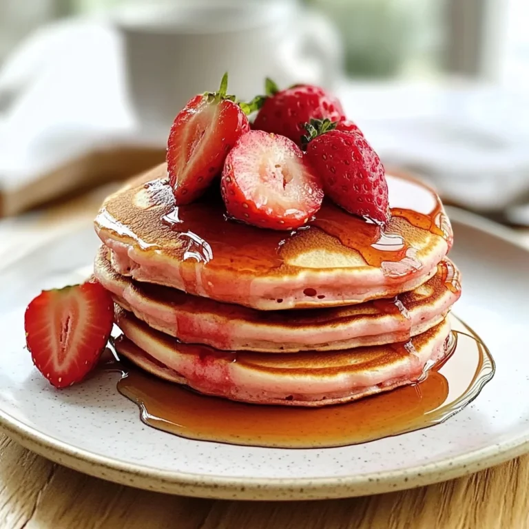 Perfect Breakfast Strawberry Pancakes - Alrightwithme