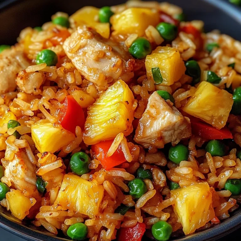 Pineapple Chicken Fried Rice Recipe