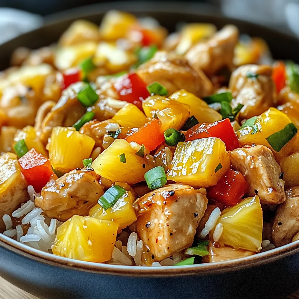 Pineapple Chicken and Rice: Easy Tropical Delight Recipe