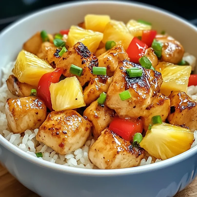 Pineapple Chicken and Rice Recipe – Easy Tropical Flavor