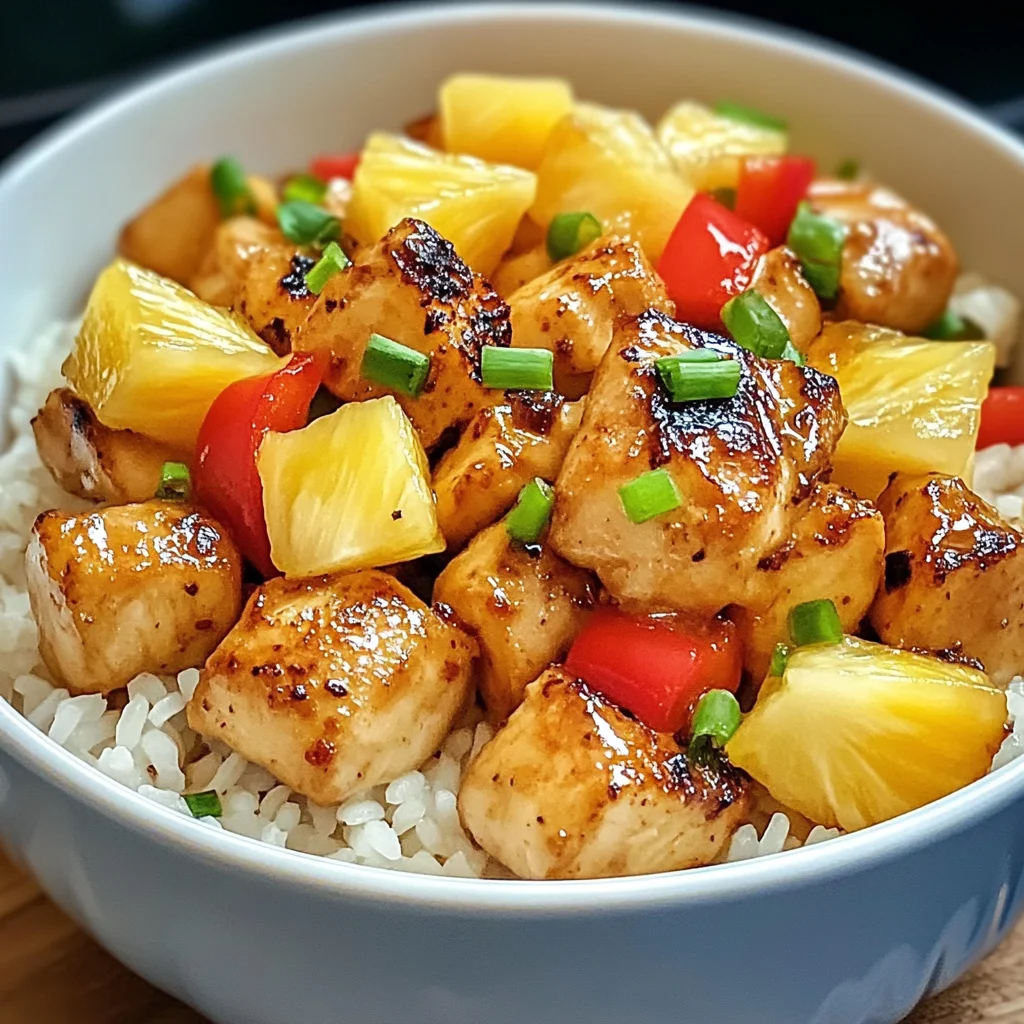 Pineapple Chicken and Rice Recipe – Easy Tropical Flavor