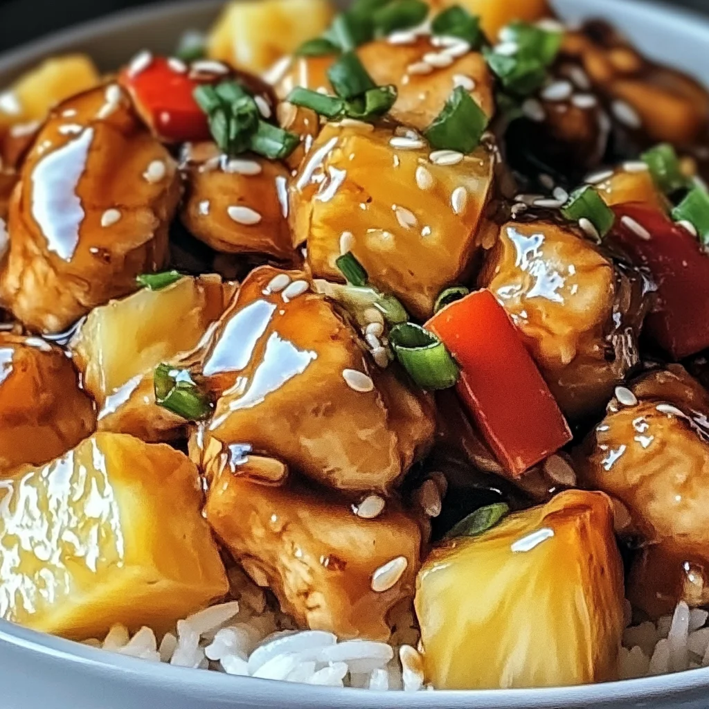 Pineapple Chicken and Rice – A Sweet and Savory Weeknight Favorite
