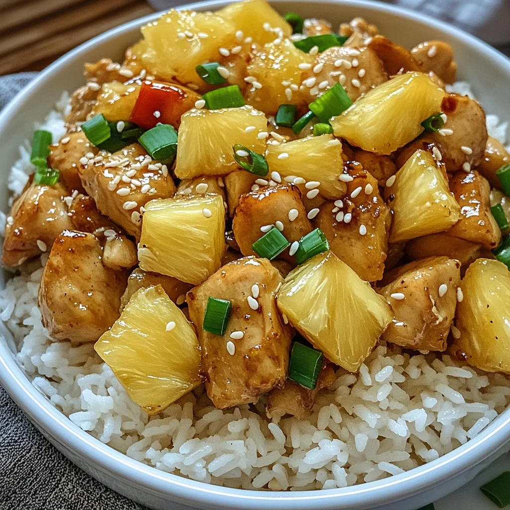 Pineapple Chicken and Rice – Foolproof 30-Minute Comfort Meal