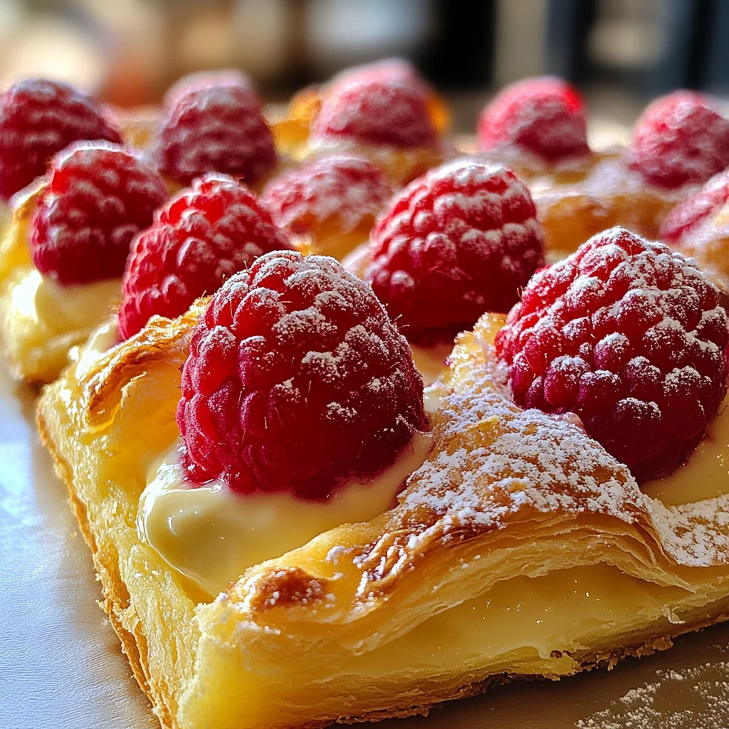 Raspberry Custard Pastry Recipe