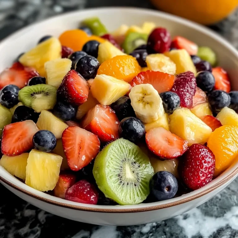 Refreshing Fruit Salad with Honey Lime Dressing
