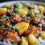 Sticky Teriyaki Pineapple Chicken
