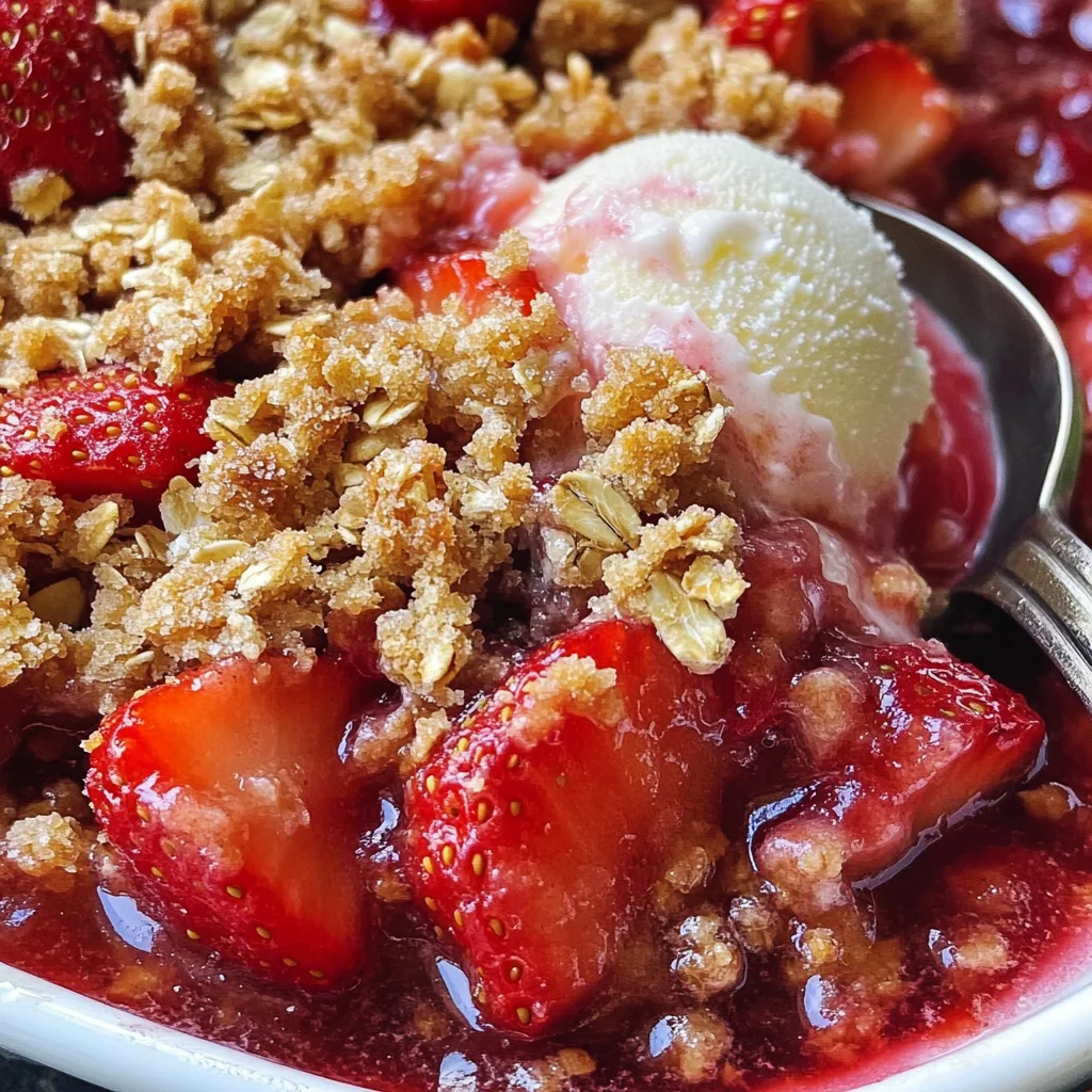 Strawberry Crisp Recipe