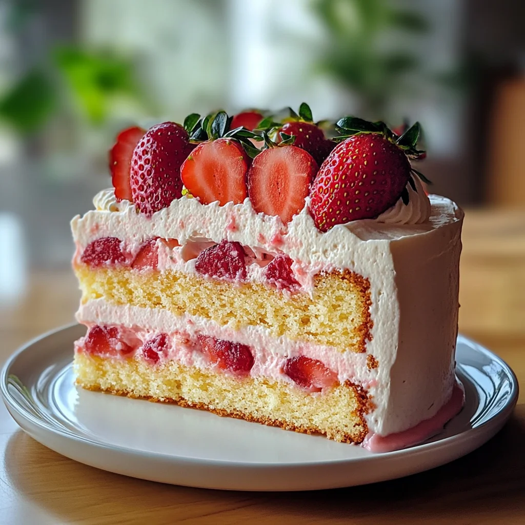 Strawberry Lemonade Cake