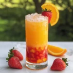 Strawberry Orange Mango Mocktail