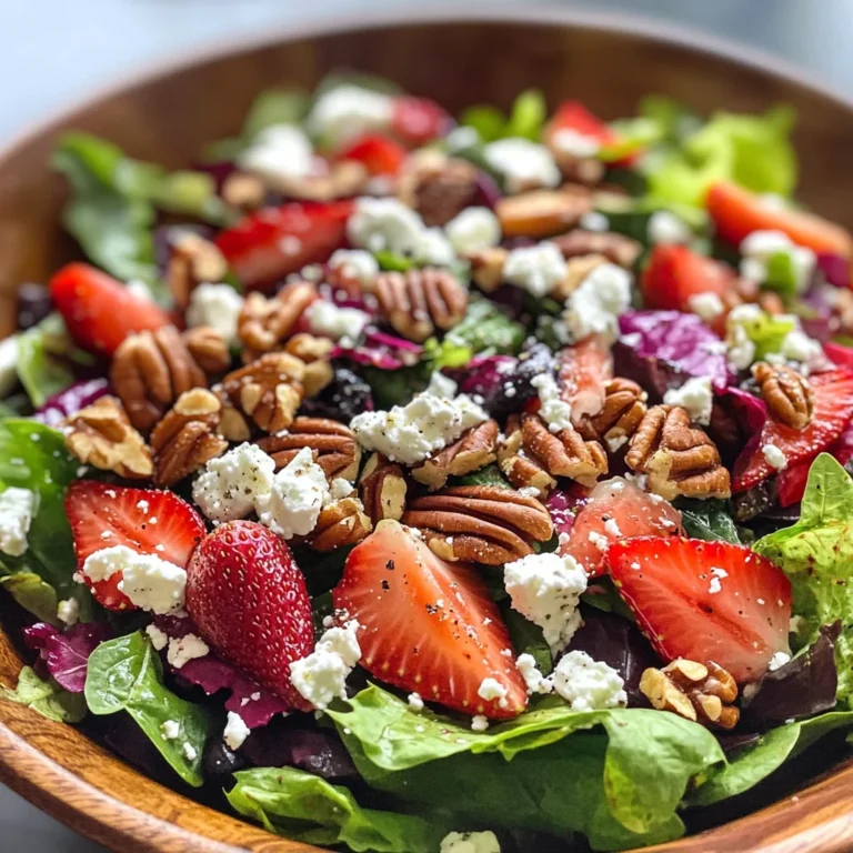 Strawberry Pecan Salad