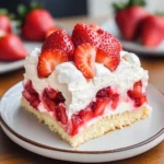 Strawberry Shortcake Poke Cake
