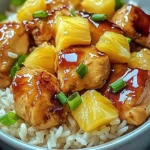 Sweet and Savory Pineapple Chicken and Rice