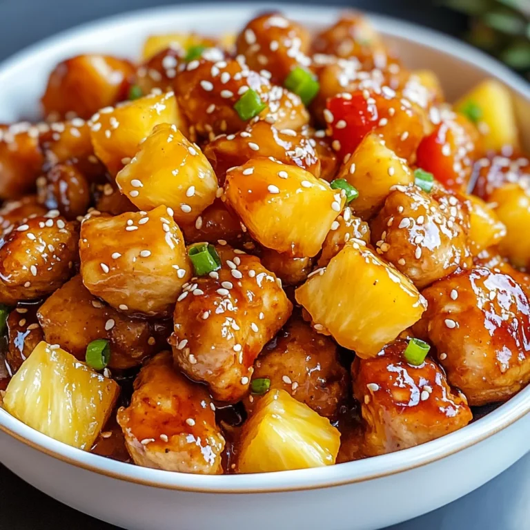 Sweet and Tangy Pineapple Chicken