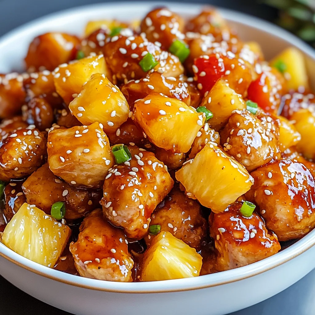 Sweet and Tangy Pineapple Chicken