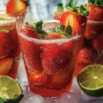 Tart and Sweet Strawberry Limeade