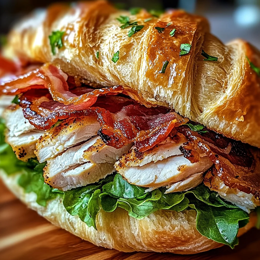 Turkey Bacon Chicken Croissant