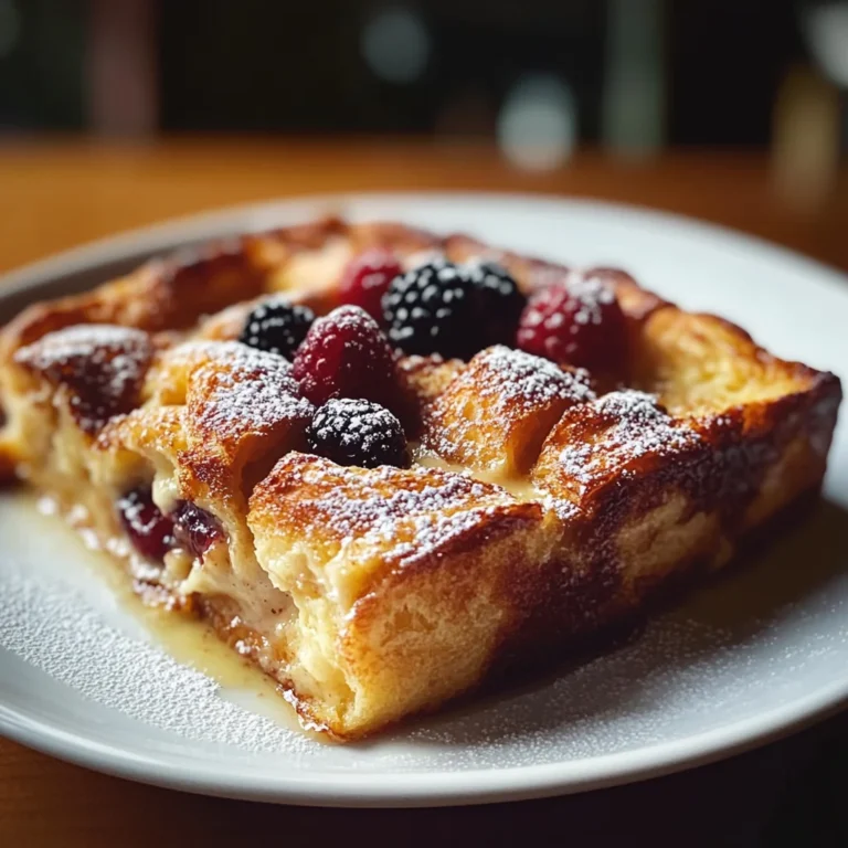 croissant french toast casserole